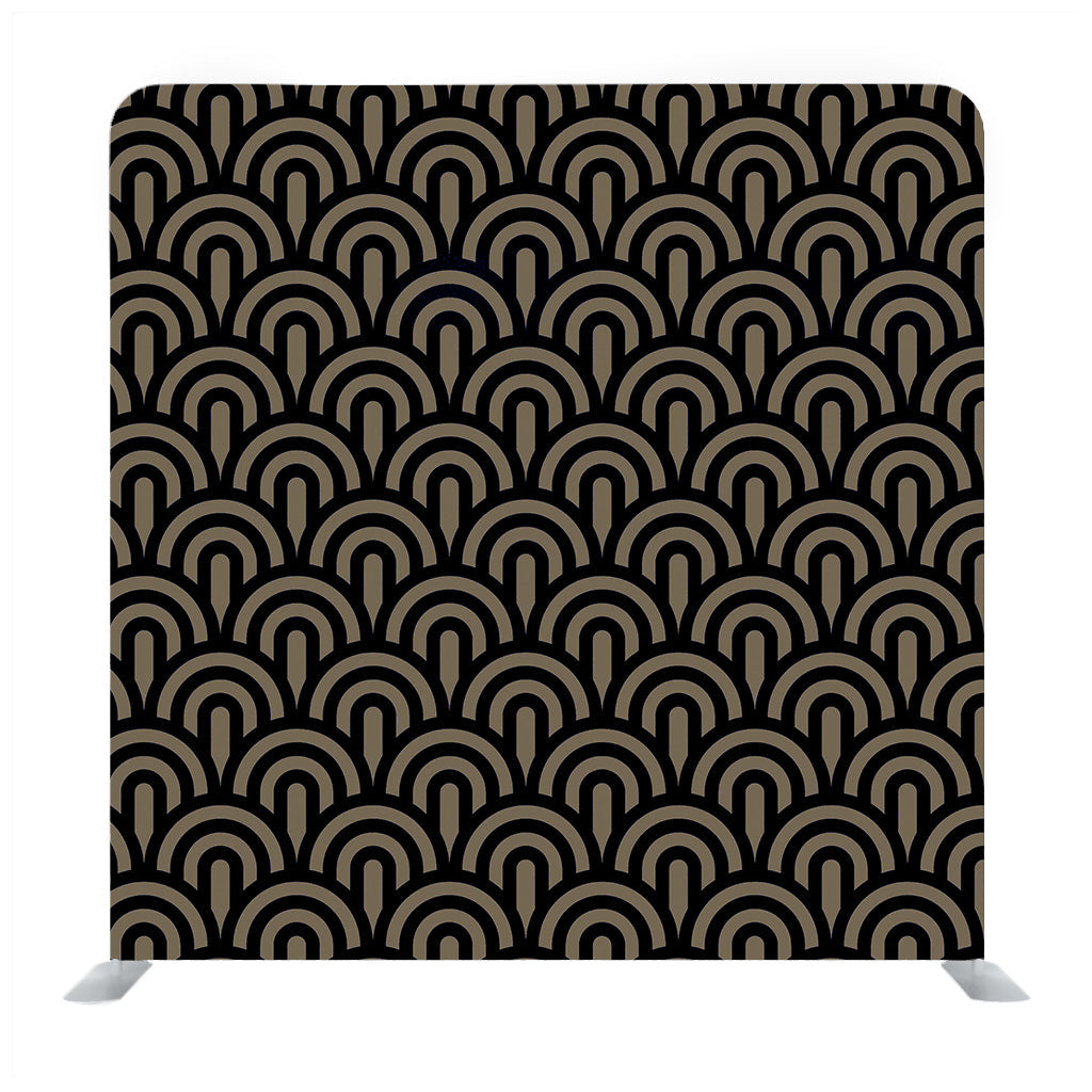 Black Curve Pattern Backdrop