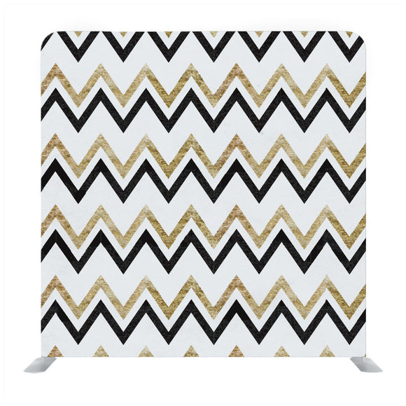 Black and Gold Zigzag chevron Backdrop