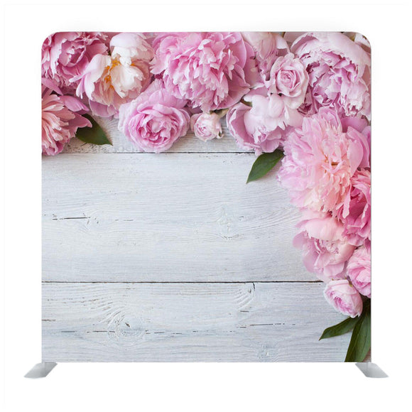 Blossom Flowers on Wooden Board Media Wall