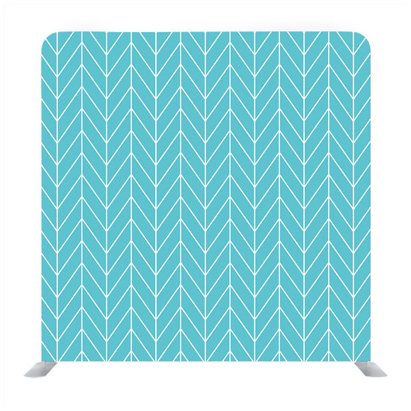 Blue With White Zig Zag Line Pattern Backdrop