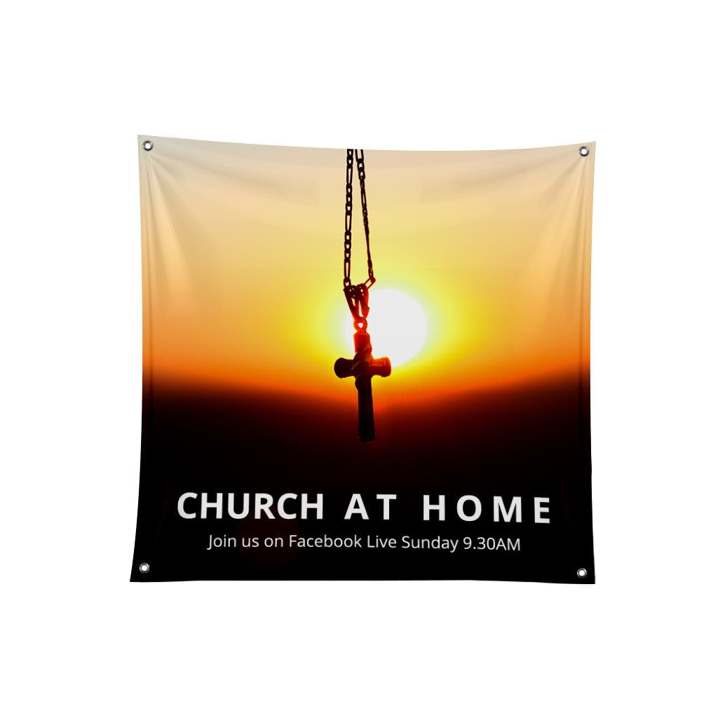 Church Covid-19 Fabric Banner - 02
