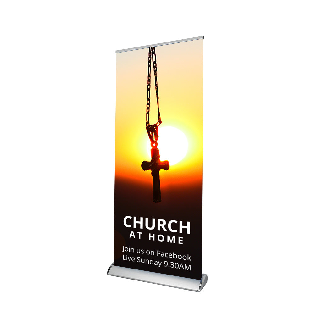 Church Covid -19 Retractable Banner - 02