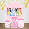 Comic Princess Themed Event Party Round Backdrop Kit