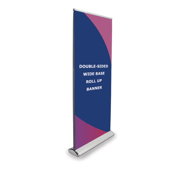 Wide Base Double Sided Roll Up Banner