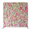 White and Pink Floral Media Wall