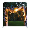 Floral and Lights Decor Photobooth Media Wall