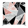 Geometric Pink And Black Marble Media Wall
