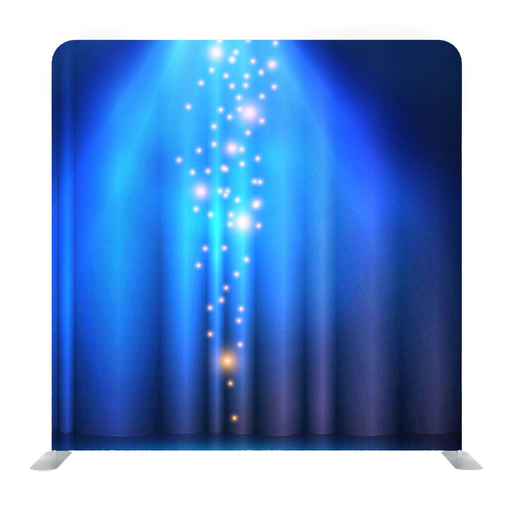 Glowing Sparkle Element over Dark Background Media Wall