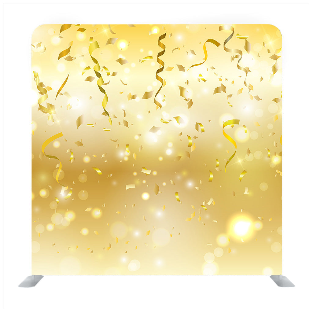 Golden Confetti background backdrop