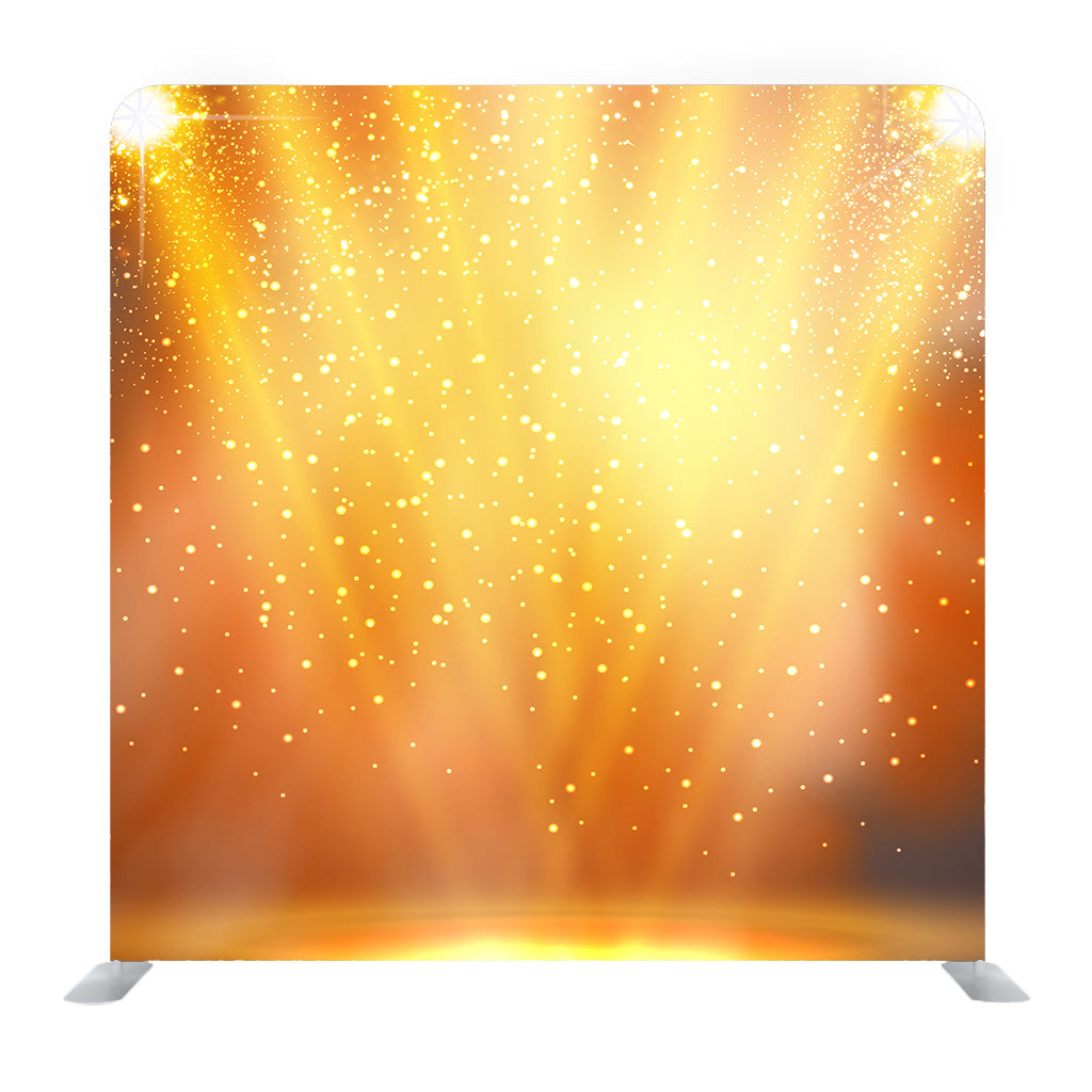 Golden Abstract Sparkles Gold Glitter Lights background Media Wall