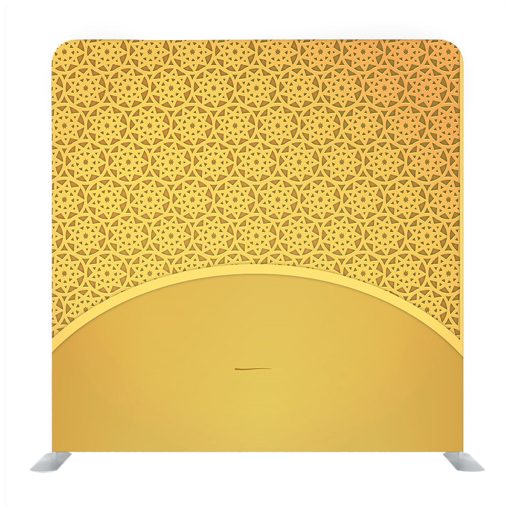 Gold frame with pattern background backdrop