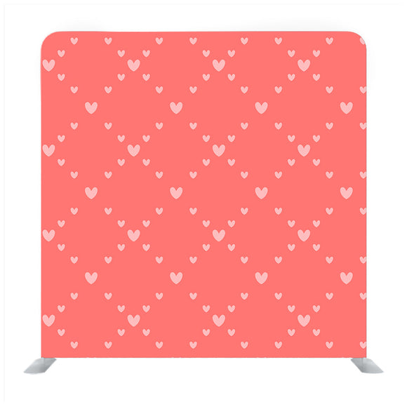 Heart bubbles design with pink background Backdrop