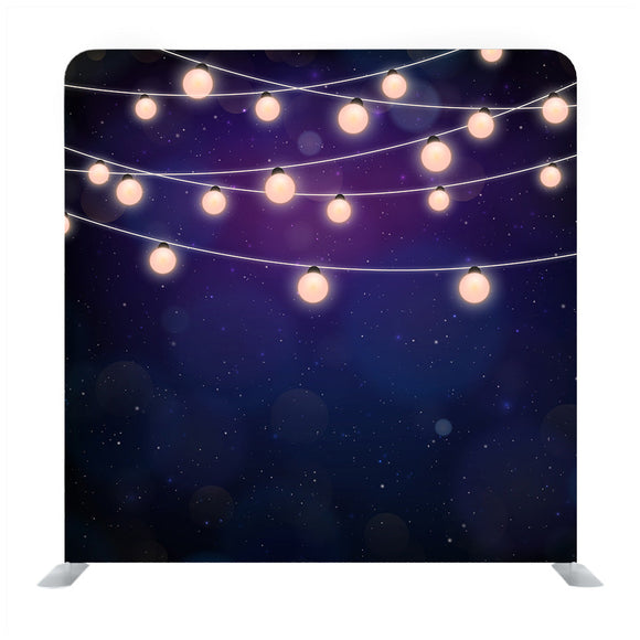 Light Garlands Colorful Winter Background Backdrop