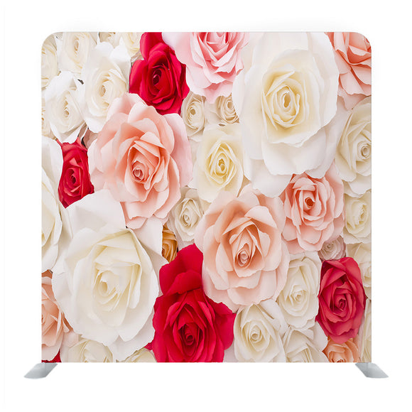 Lovely Colorful Flowers Paper Background Pattern Media Wall