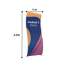 S Shape Vertical Tension Fabric Display Stands