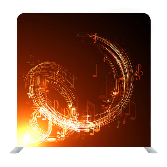 Neon Line Abstract Music Background Media Wall