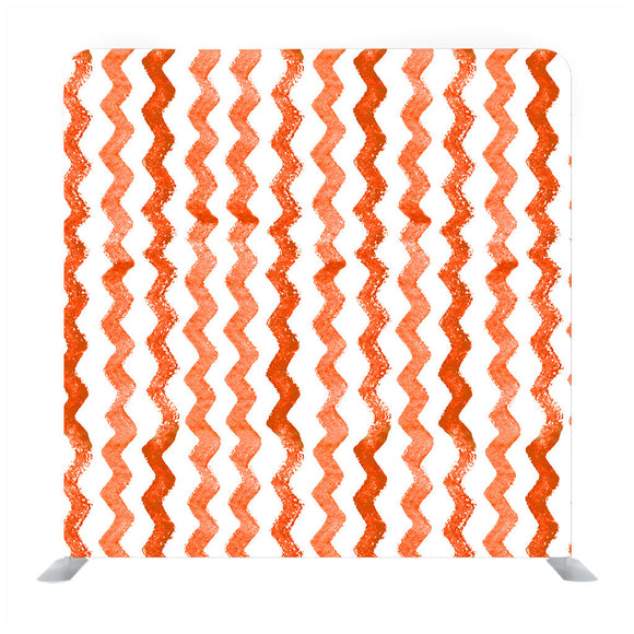 Orange horizontal Zigzag backdrop