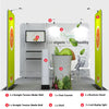 High-end exhibition kit for 3m wide stands