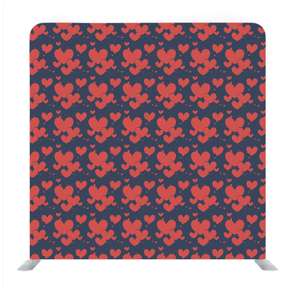 Red Hearts Wallpaper Media Wall