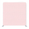 Red Tiny Heart Pattern  with White Background Media wall