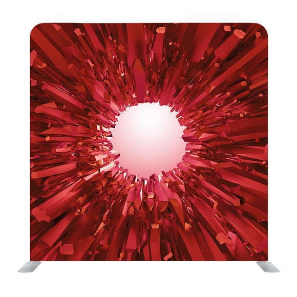 Red Crystal Media Wall