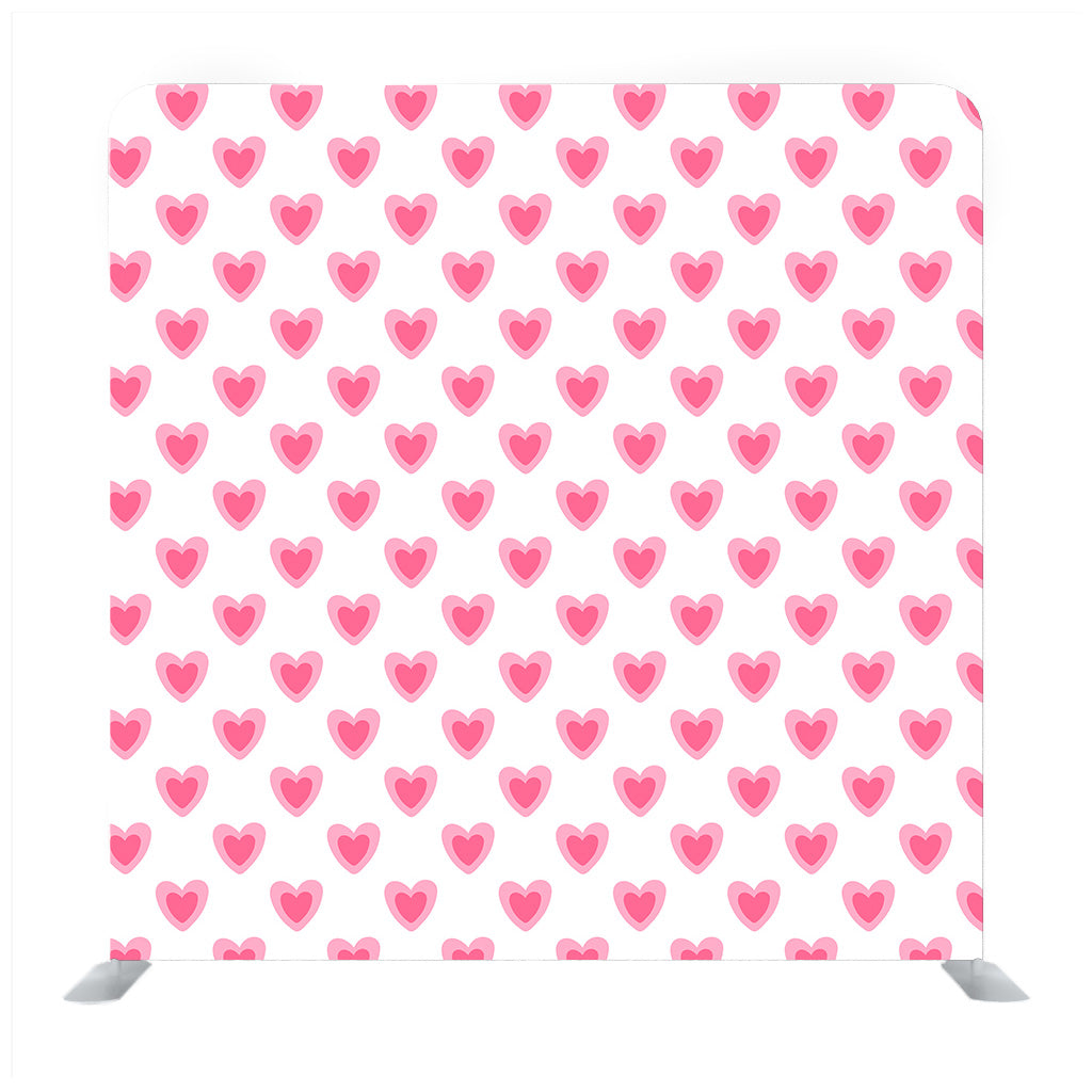 Romantic colorful heart pattern Media wall