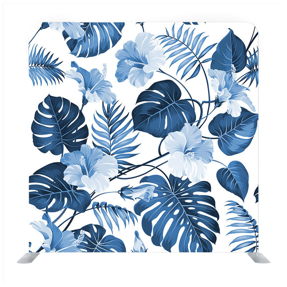 Seamless Pattern Of A Palm Tree Branch Backdrop