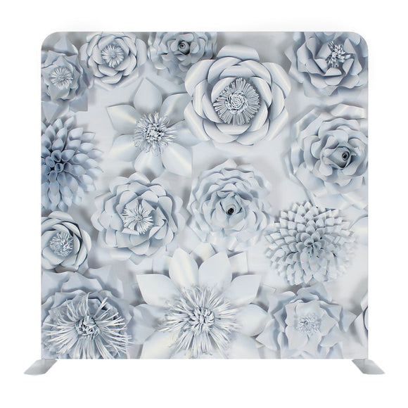 Silver Gliter flower Media wall