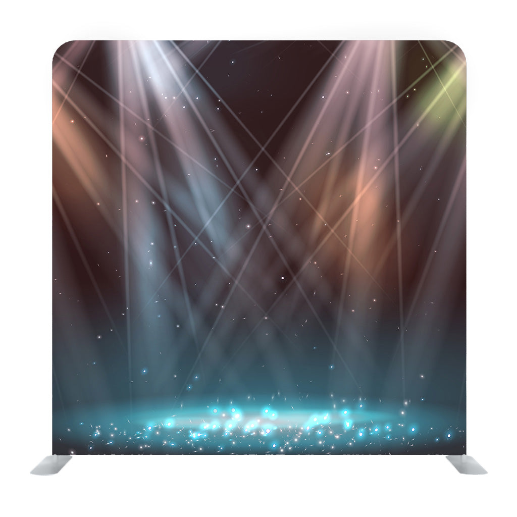 Spotlights On Stage With Smoke &amp; Light Background Media Wall