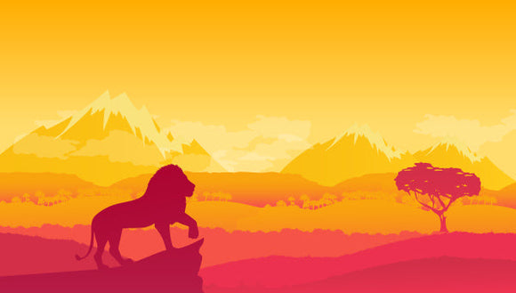 The Lion King Illustration Background