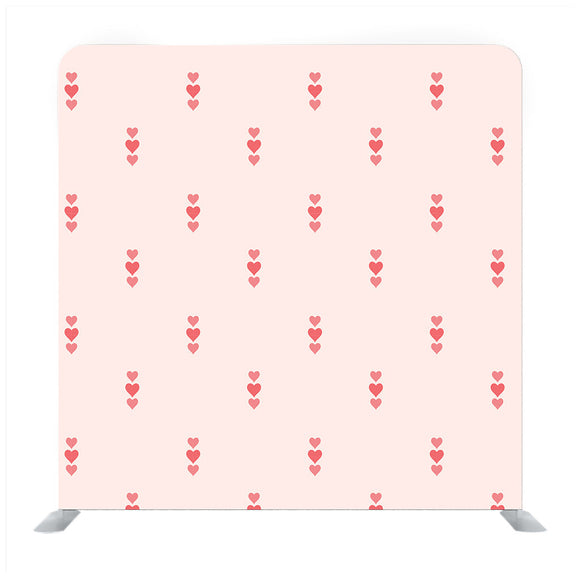 Valentine day hearts on pink rose Media wall