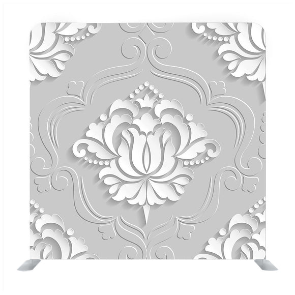 Vector Damask Seamless Pattern Element Backdrop