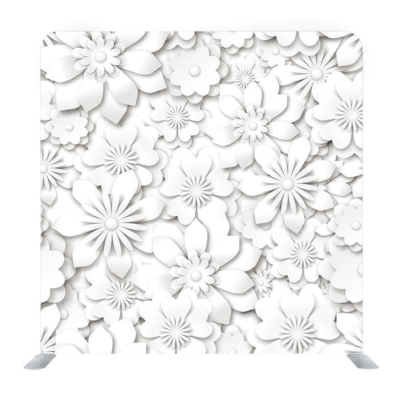 White 3D Effect Media wall