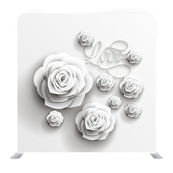 White Valentine Love Media wall