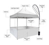 Custom awning tent (2m)