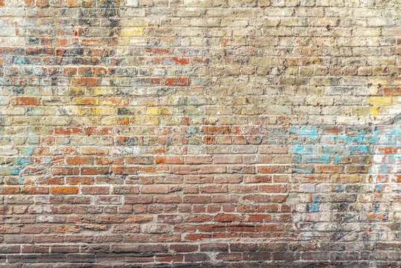 Colorful Brick Wall Backdrop