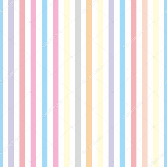 Seamless Vector Pastel Stripe Print Photography Backdrop