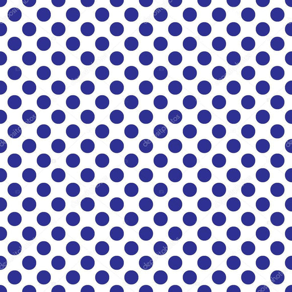 Seamless Vector Blue Polka Dots Print Photography Backdrop