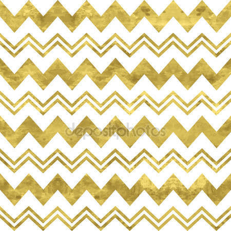 White and Gold Chevron Print Photography Backdrop