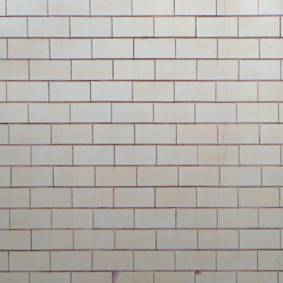 Old Ceramic Tile Wall Background at Underground Train Station